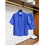 Louis Vuitton Short Shirt Set For Men # 305353
