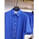 Louis Vuitton Short Shirt Set For Men # 305353, cheap LV Shirt Short Set