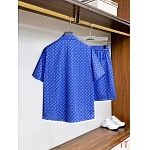Louis Vuitton Short Shirt Set For Men # 305353, cheap LV Shirt Short Set
