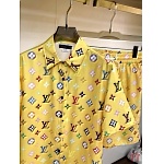 Louis Vuitton Short Shirt Set For Men # 305354, cheap LV Shirt Short Set