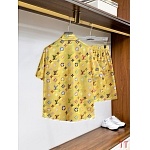 Louis Vuitton Short Shirt Set For Men # 305354, cheap LV Shirt Short Set
