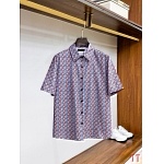 Louis Vuitton Short Shirt Set For Men # 305355, cheap LV Shirt Short Set
