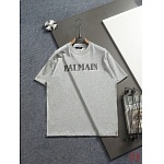 Balmain Short Sleeve T Shirt For Men # 305422, cheap Balmain T-shirts