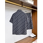 Moncler Short Shirt Set For Men # 305442, cheap Moncler Shirt Short
