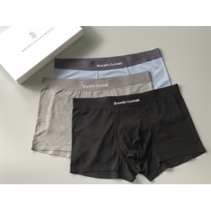 $33.00,Brunello Cucinelli Underwear 3 Pices For Men # 305689