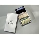 Loewe Underwear 3 Pieces For Men # 305696, cheap Underwear