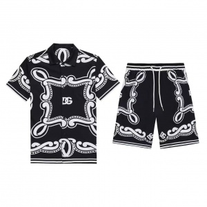 $89.00,D&G Short Sleeve  Shirt and Shorts Set For Men # 305800