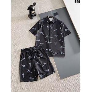 $65.00,Louis Vuitton Short Sleeve Polo Shirt and Shorts Set For Men For Men # 305803