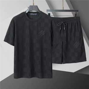 $65.00,Louis Vuitton Short Sleeve Shirt and Shorts Set For Men For Men # 305831