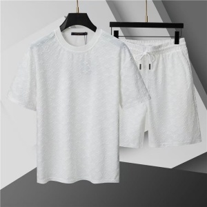 $65.00,Louis Vuitton Short Sleeve Shirt and Shorts Set For Men For Men # 305836