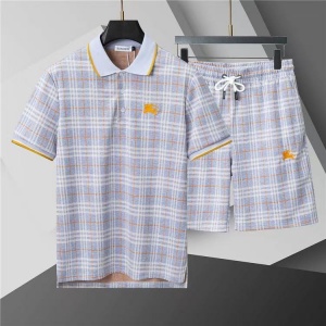 $65.00,Burberry Short Sleeve Polo Shirt and Shorts Set For Men For Men # 305844