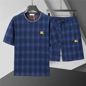 $65.00,Burberry Short Sleeve Shirt and Shorts Set For Men For Men # 305846
