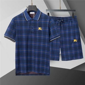 $65.00,Burberry Short Sleeve Polo Shirt and Shorts Set For Men For Men # 305849