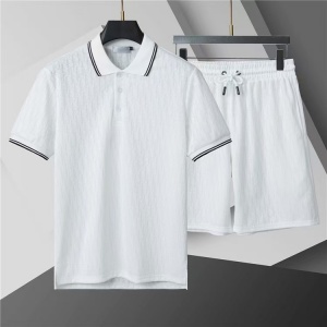 $65.00,Dior Short Sleeve Polo Shirt and Shorts Set For Men For Men # 305853