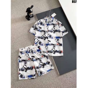 $65.00,Dior Short Sleeve Polo Shirt and Shorts Set For Men For Men # 305854