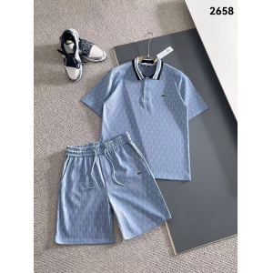 $65.00,Lacoste Short Sleeve Polo Shirt and Shorts Set For Men For Men # 305890
