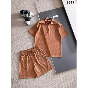$65.00,Lacoste Short Sleeve Polo Shirt and Shorts Set For Men For Men # 305899