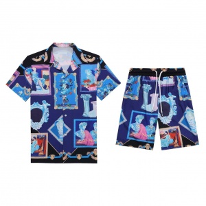 $65.00,Versace Short Sleeve Polo Shirt and Shorts Set For Men For Men # 305902