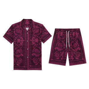 $65.00,Versace Short Sleeve Polo Shirt and Shorts Set For Men For Men # 305904