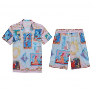 $65.00,Fendi Short Sleeve Polo Shirt and Shorts Set For Men For Men # 305909