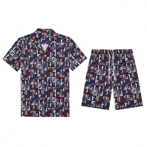 $65.00,Fendi Short Sleeve Polo Shirt and Shorts Set For Men For Men # 305911