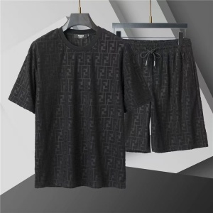 $65.00,Fendi Short Sleeve Polo Shirt and Shorts Set For Men For Men # 305913
