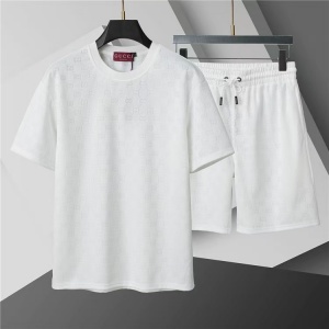 $65.00,Gucci Short Sleeve Shirt and Shorts Set For Men For Men # 305927