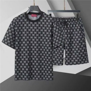 $65.00,Gucci Short Sleeve Shirt and Shorts Set For Men For Men # 305928