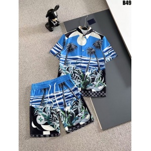 $65.00,Gucci Short Sleeve Shirt and Shorts Set For Men For Men # 305944