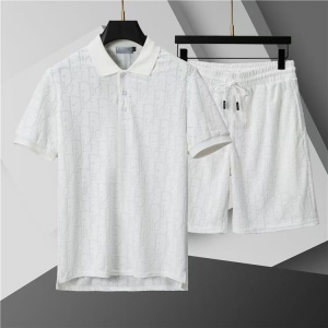 $65.00,Dior Short Sleeve Shirt and Shorts Set For Men For Men # 305948