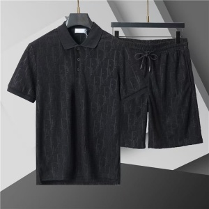 $65.00,Dior Short Sleeve Shirt and Shorts Set For Men For Men # 305952