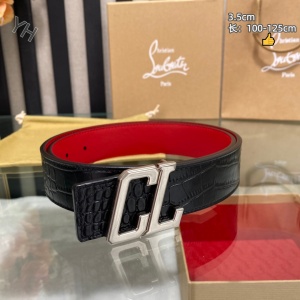 $56.00,Christian Louboutin 3.5 cm Width Belt For Men # 306038