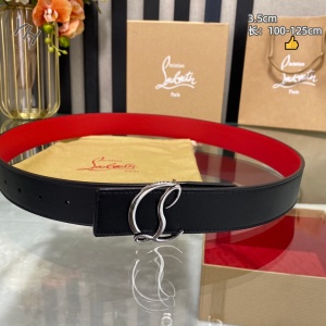 $56.00,Christian Louboutin 3.5 cm Width Belt For Men # 306045