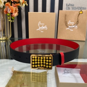 $59.00,Christian Louboutin 3.5 cm Width Belt For Men # 306052