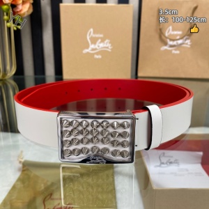 $59.00,Christian Louboutin 3.5 cm Width Belt For Men # 306055