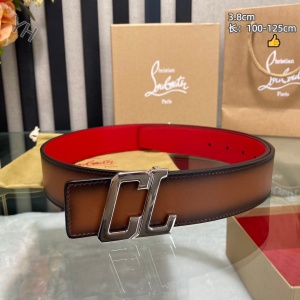 $59.00,Christian Louboutin 3.8cm Width Belt For Men # 306057