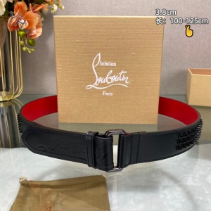 $79.00,Christian Louboutin 3.8cm Width Belt For Men # 306063