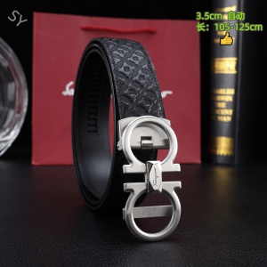 $55.00,Ferragamo 3.5cm Width Automatic Buckle Belts # 306456