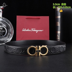 $55.00,Ferragamo 3.5cm Width Automatic Buckle Belts # 306458