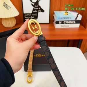 $52.00,Coach 2.5cm Width Belts # 306475