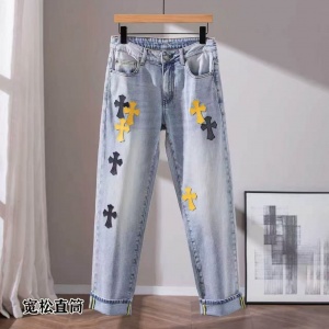 $45.00,Chrome Hearts Denim Jeans For Men # 306760