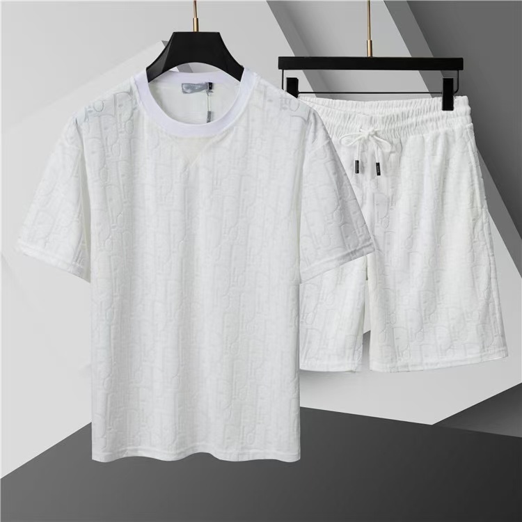 Dior Short Sleeve Shirt and Shorts Set For Men For Men # 305946