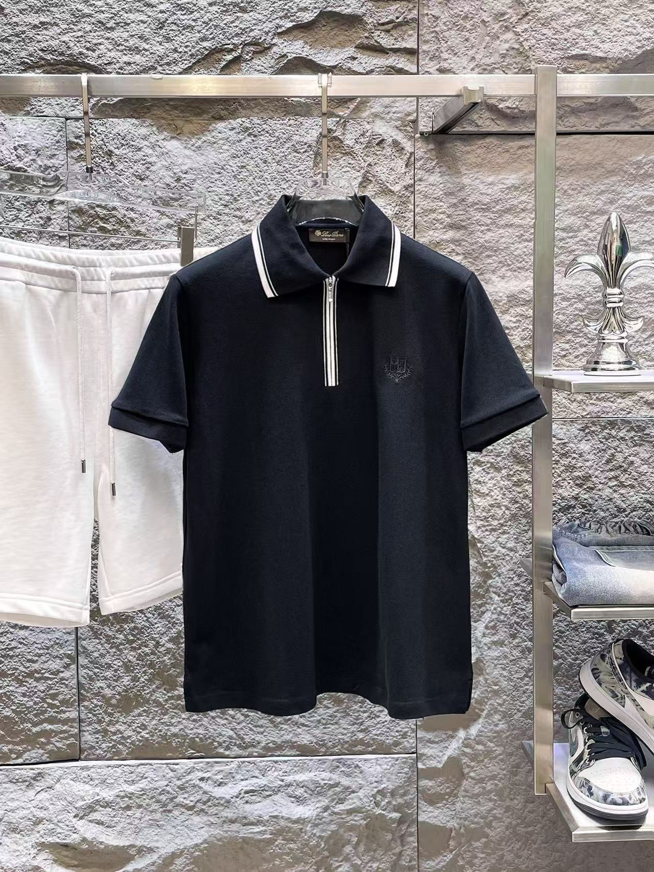 Loro Piana Short Sleeve Polo Shirts For Men # 305957