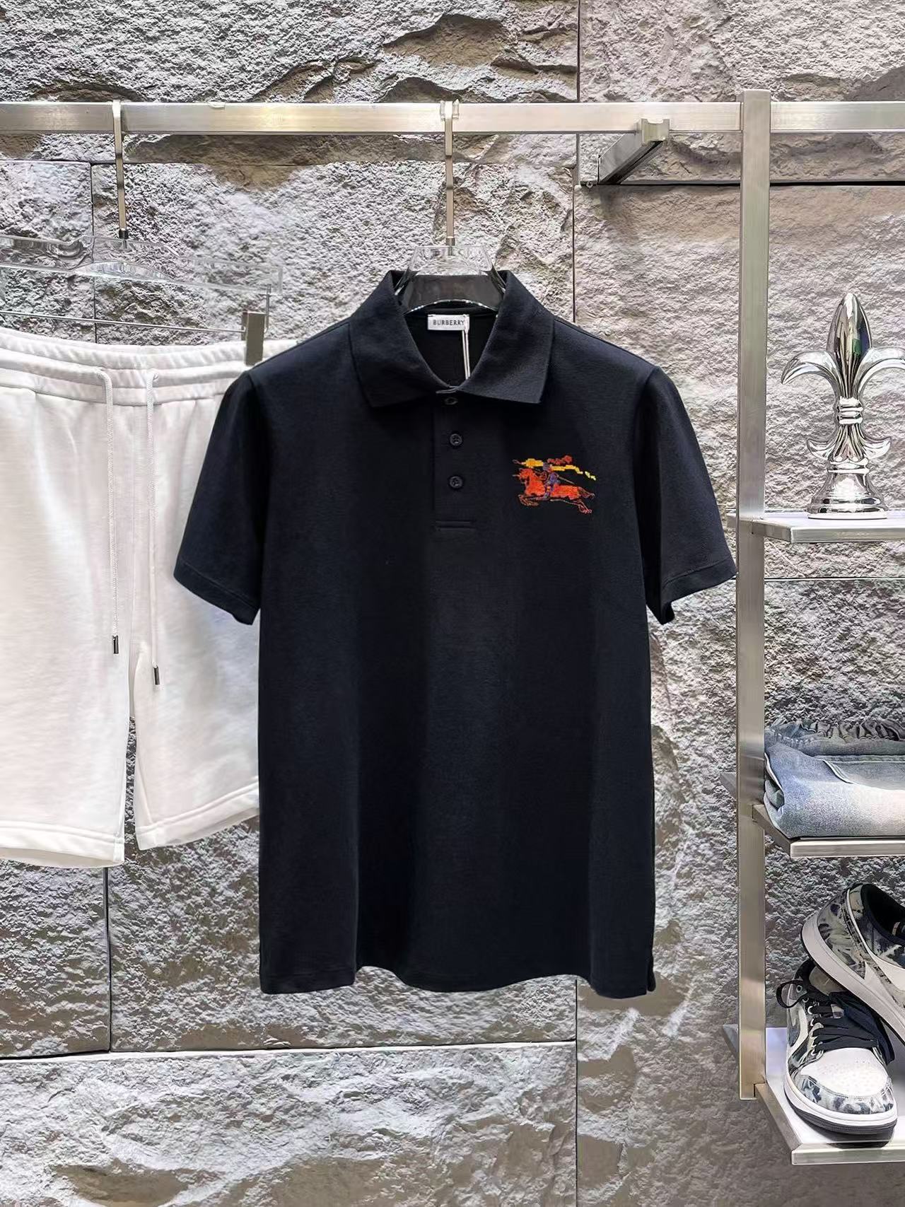 Burberry Short Sleeve Polo Shirts For Men # 305963
