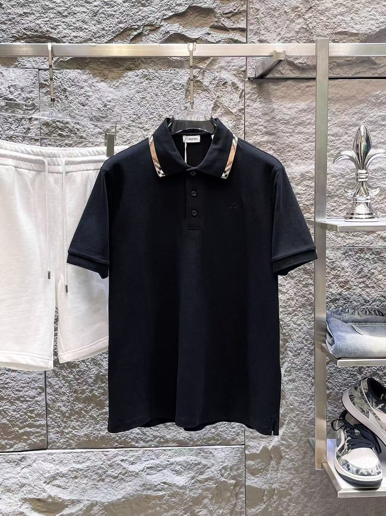 Burberry Short Sleeve Polo Shirts For Men # 305964