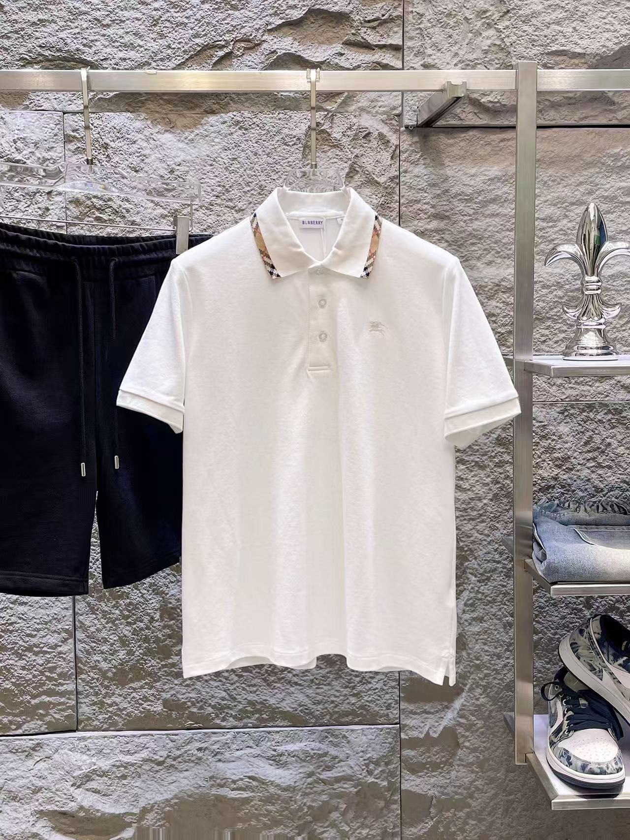 Burberry Short Sleeve Polo Shirts For Men # 305965