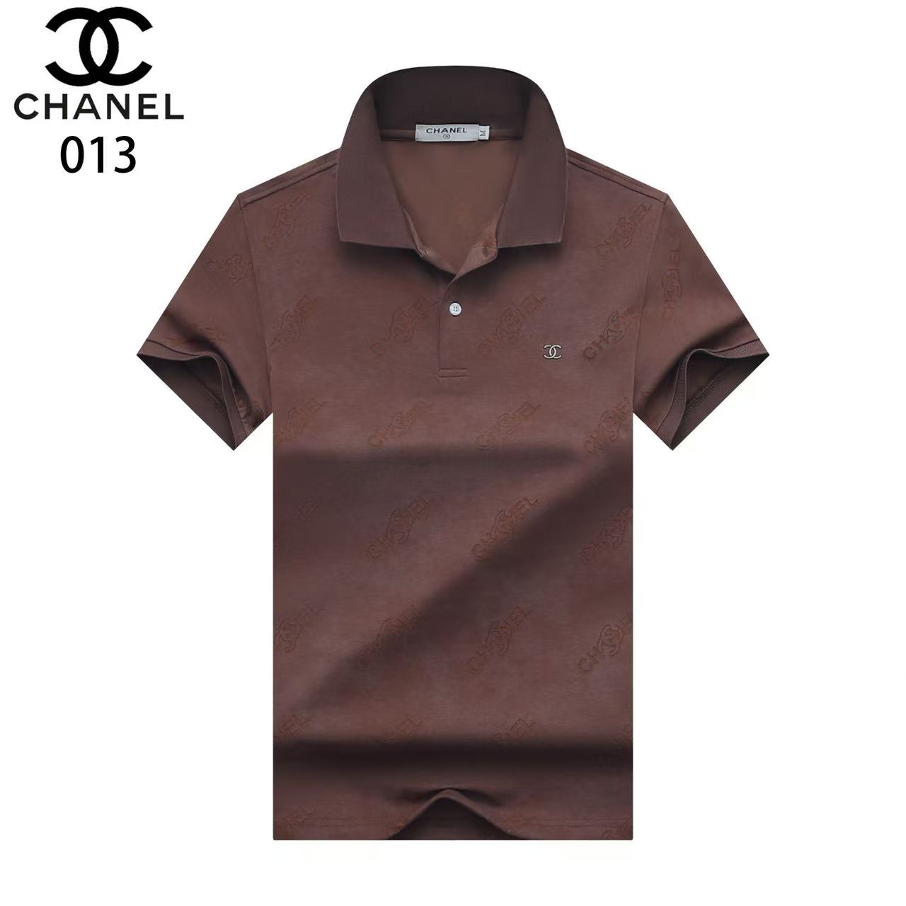 Chanel Short Sleeve Polo Shirts For Men # 305994
