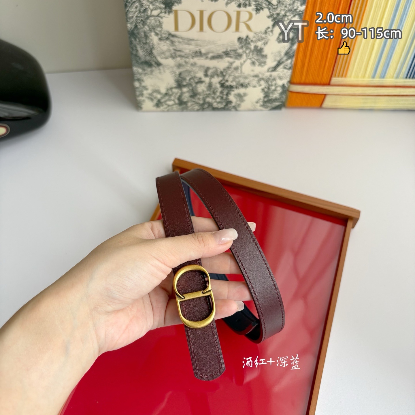 Dior 2.0cm Width Belts # 306069