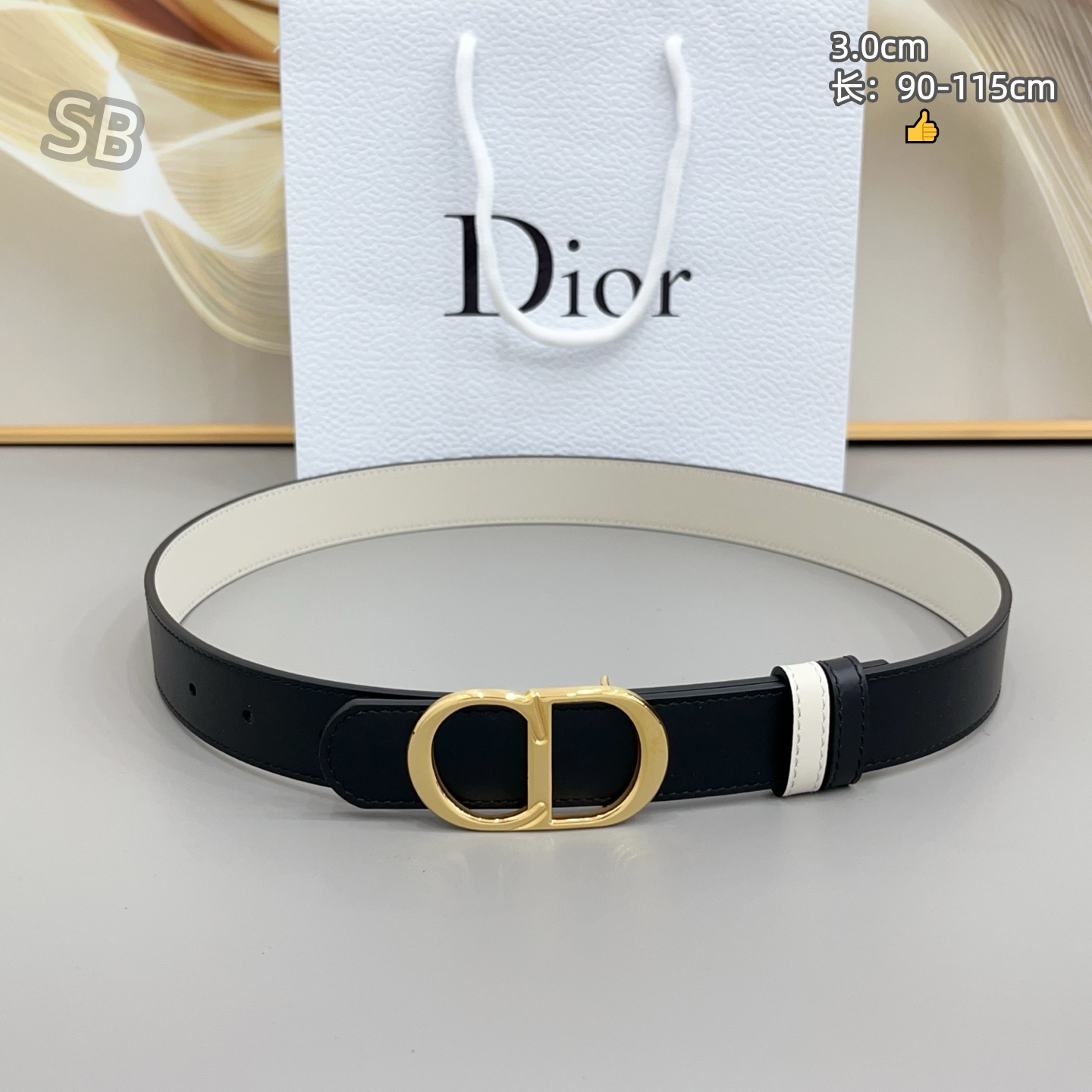 Dior 3.0cm Width Belts # 306076