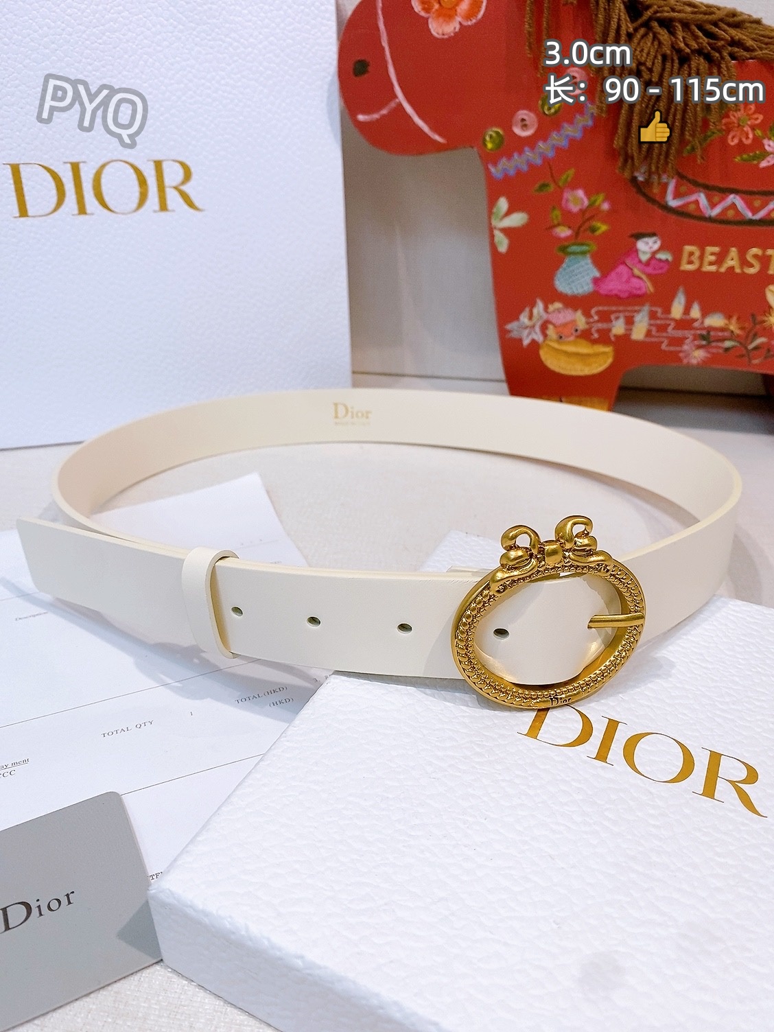 Dior 3.0cm Width Belts # 306087